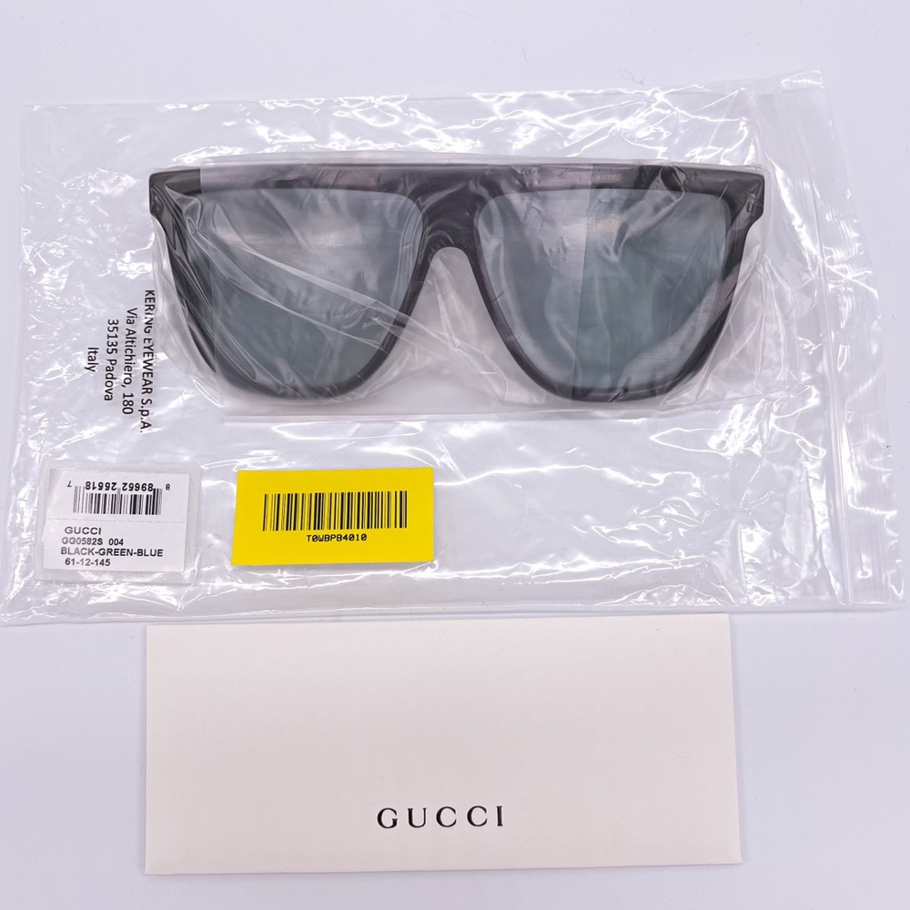 NEW GUCCI GG0582S 004 UNISEX SHIELD SUNGLASSES GUCCI GG0582S - Picture 13 of 14